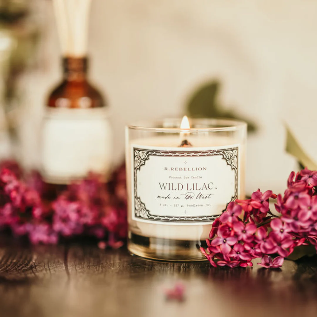 Wild Lilac Candle 8 oz. - Image 4